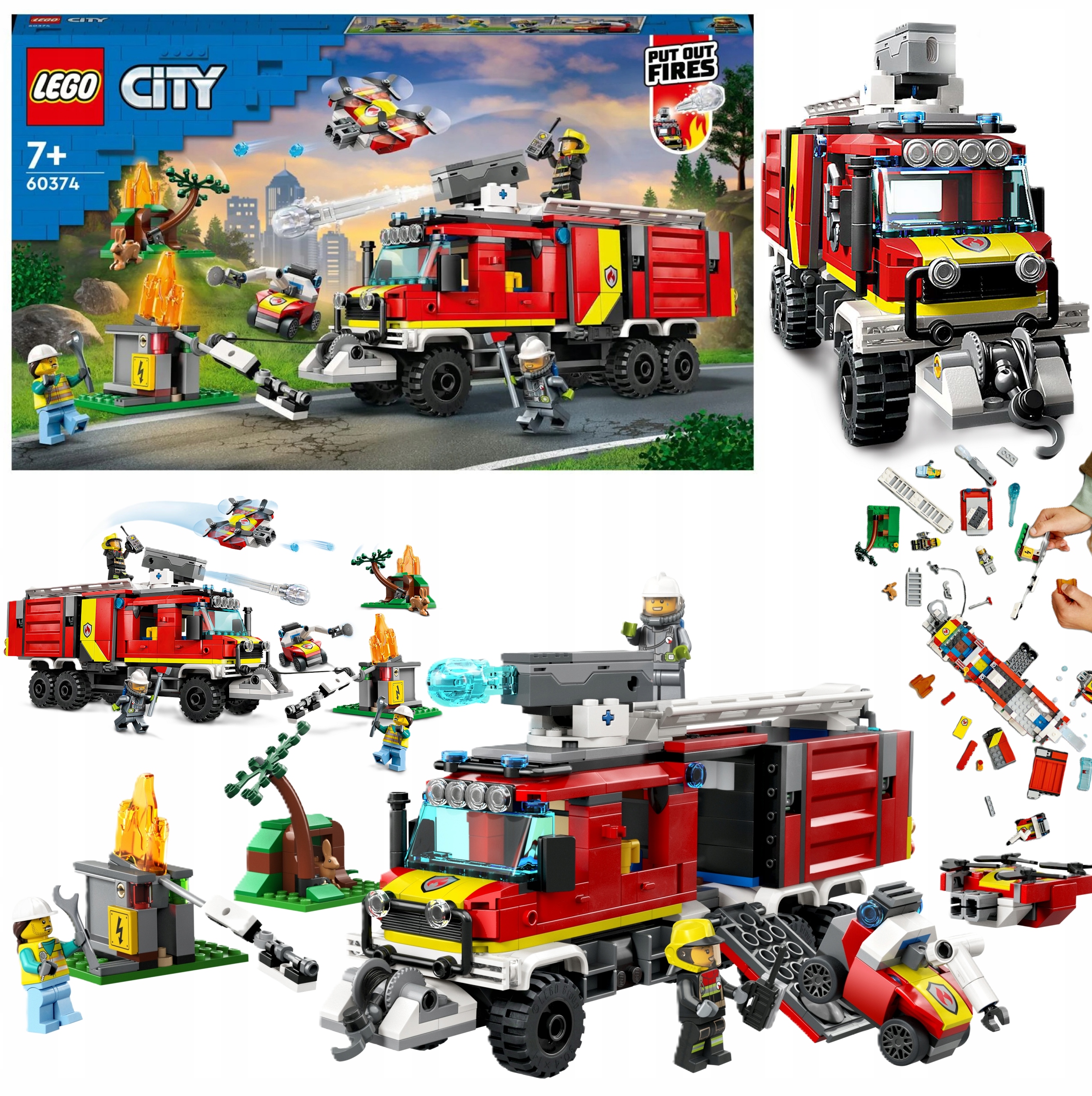 Lego City Terenowy Pojazd Straży Pożarnej Zestaw Do Zabawy Święta