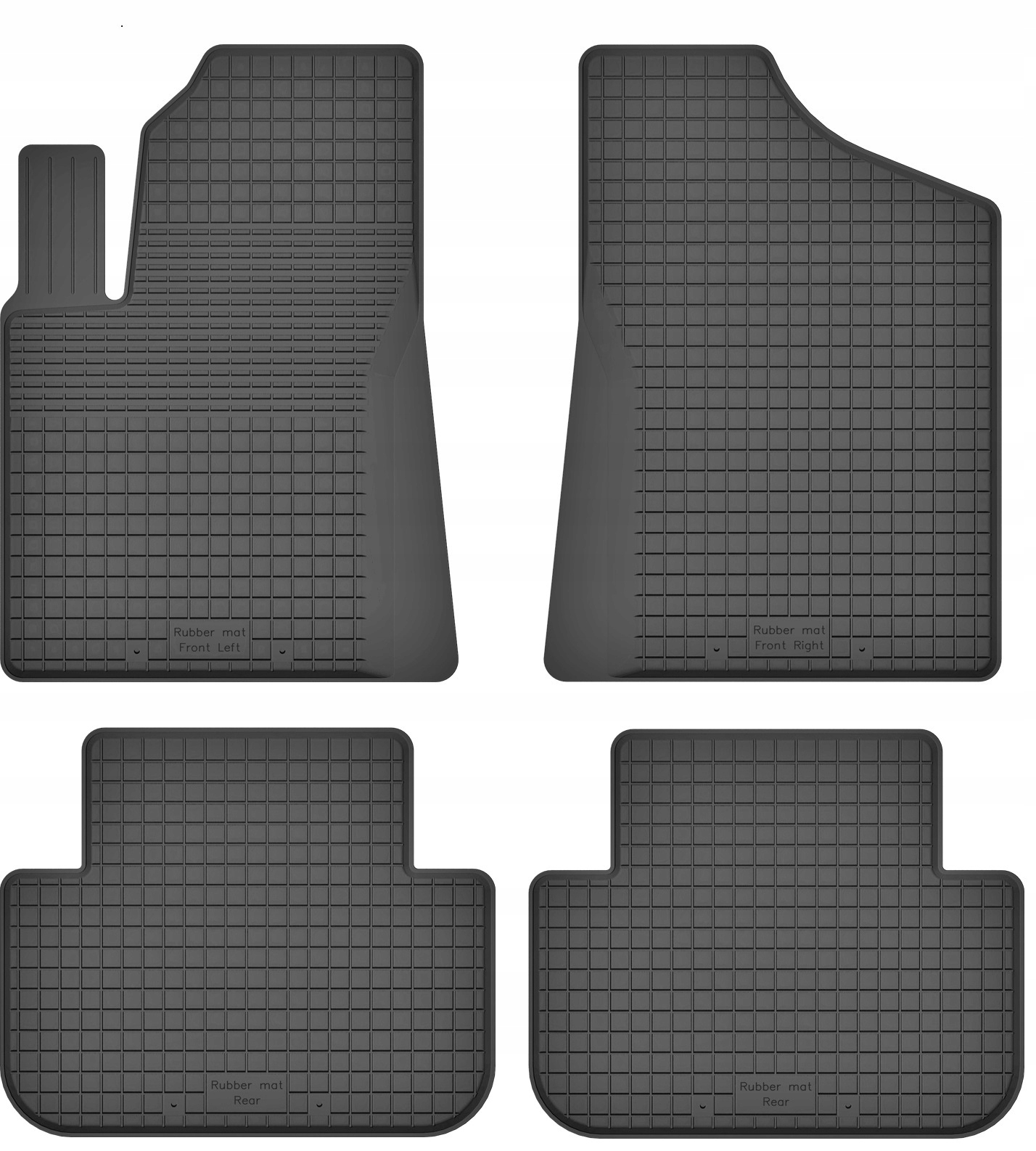 

Dywaniki gumowe korytka do Mitsubishi L200 IV 05-