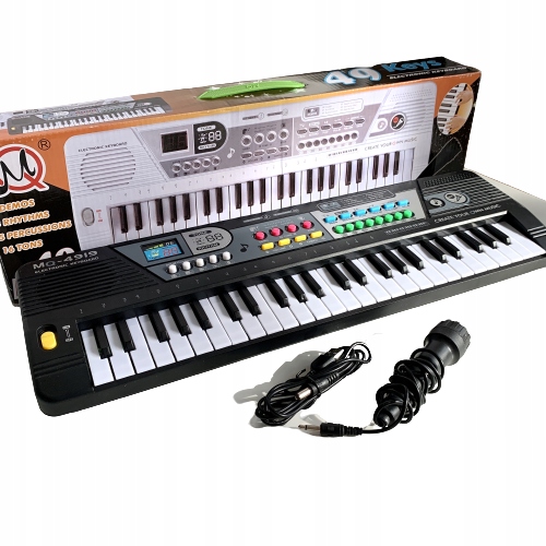 

Keyboard Pianino Organy Dzieci Pianinko + Mikrofon