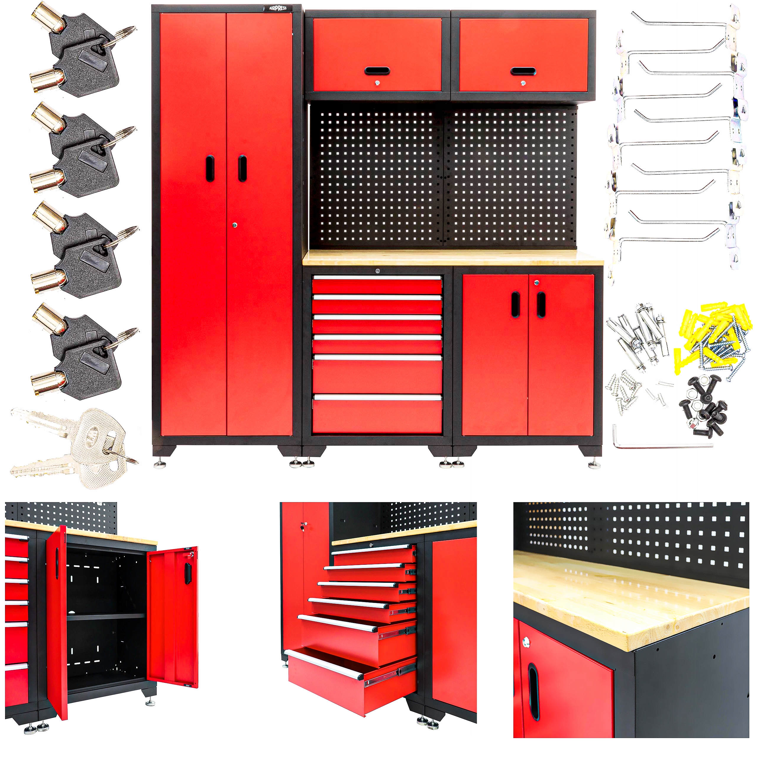 AIRPRESS МАЙСТЕРНЯ МЕБЛІ ІНСТРУМЕНТАЛЬНИЙ СТІЛ ШАФА