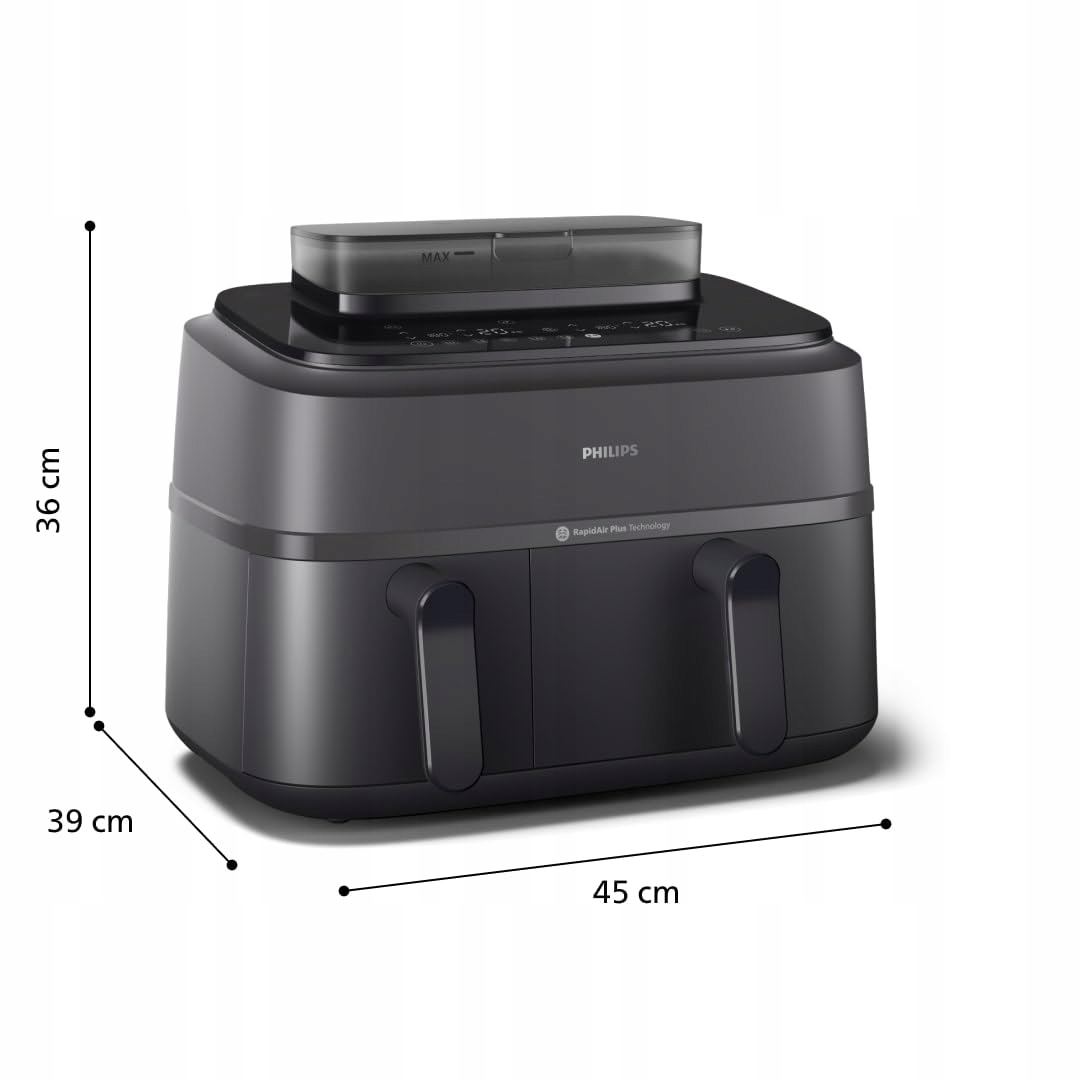 PHILIPS Airfryer 5000, Dual Basket 9L, 19 Functions, 90% Less Fat — miniatura 7
