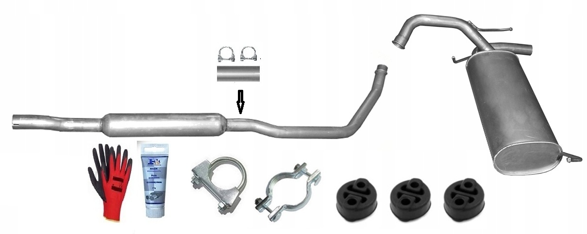 Suzuki SX4 1.5 1.6 (od 2006) Tlumič Koncový bonus