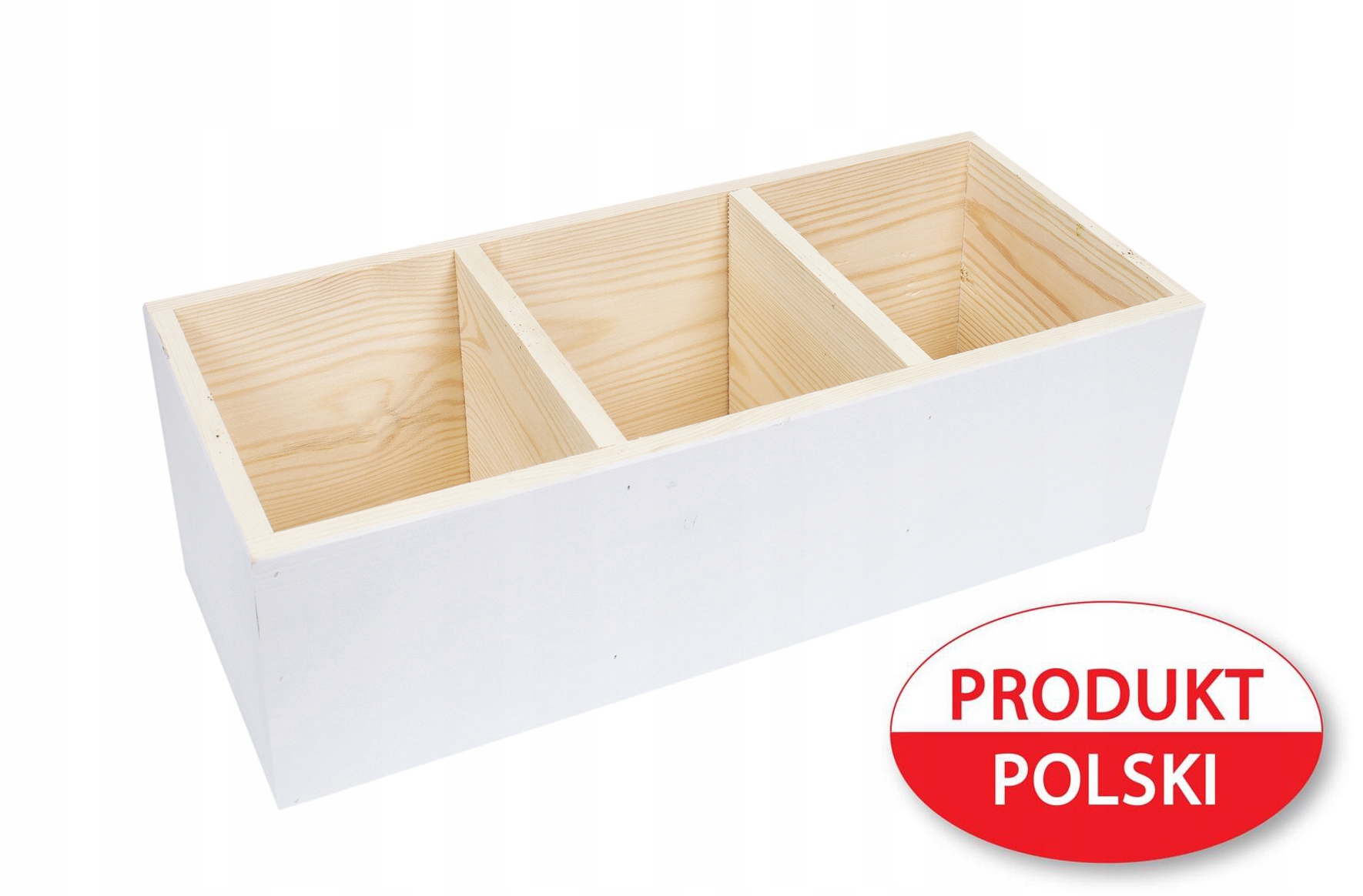 SKRZYNKA DREWNIANA ZIOŁA KWIATY DONICA OGRÓD Biała Kod producenta DON2BI