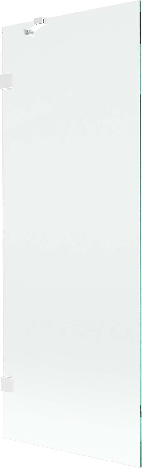 Mexen Lunar vanová zástěna 1-křídlá 70 x 150 cm, transparentní, bílá 897-