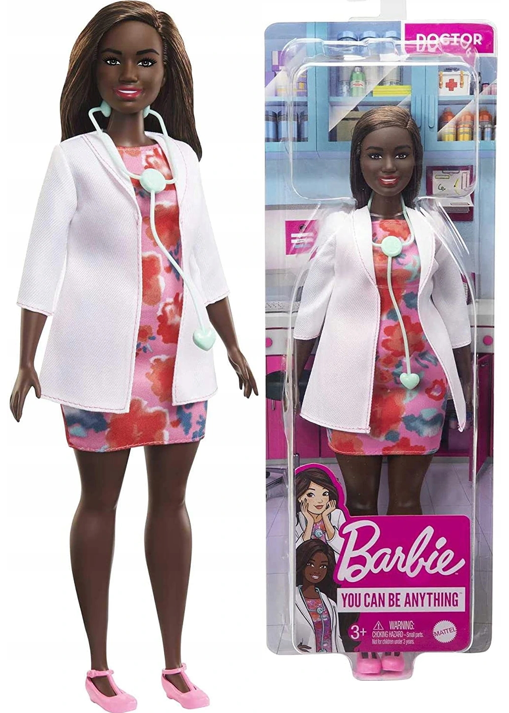 

Mattel Lalka Barbie Lekarka Doktor Kariera GYT29