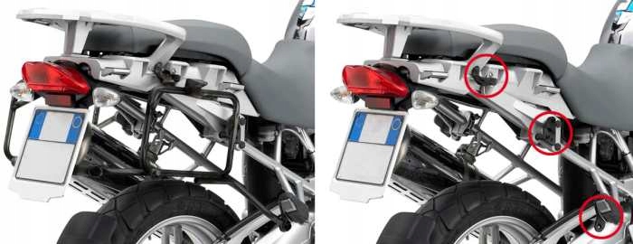 Kappa Rám Bočných Kufrov Monokey Bmw F 650GS/800GS 08-17 Rýchla Montáž