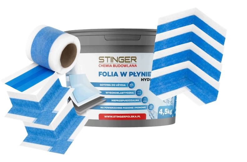 Sada – Fólie do koupelny na balkon a terasu 4,5 kg úhlová páska