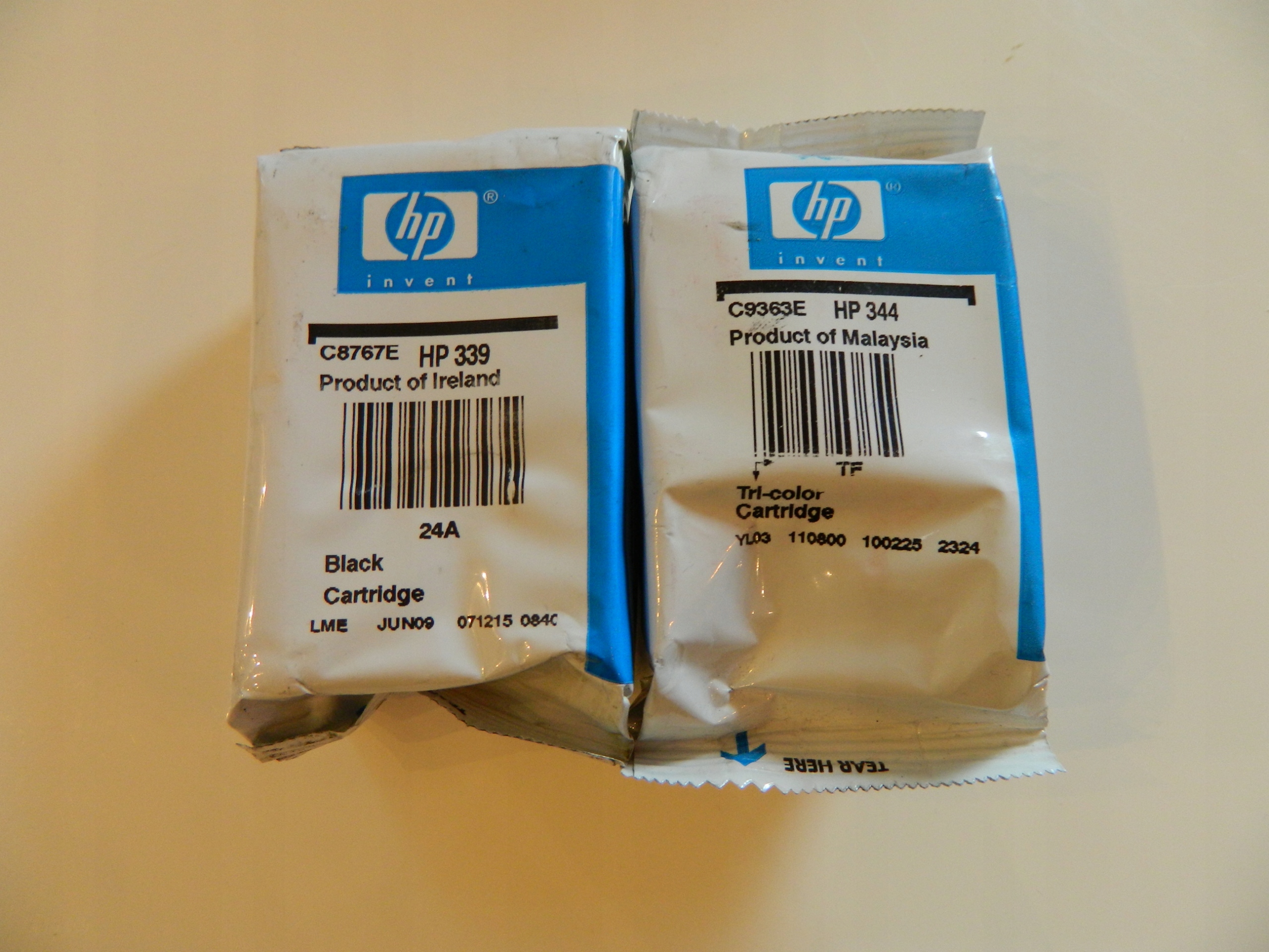 Inkousty Originály Hp 339 344 C8767EE C9363EE