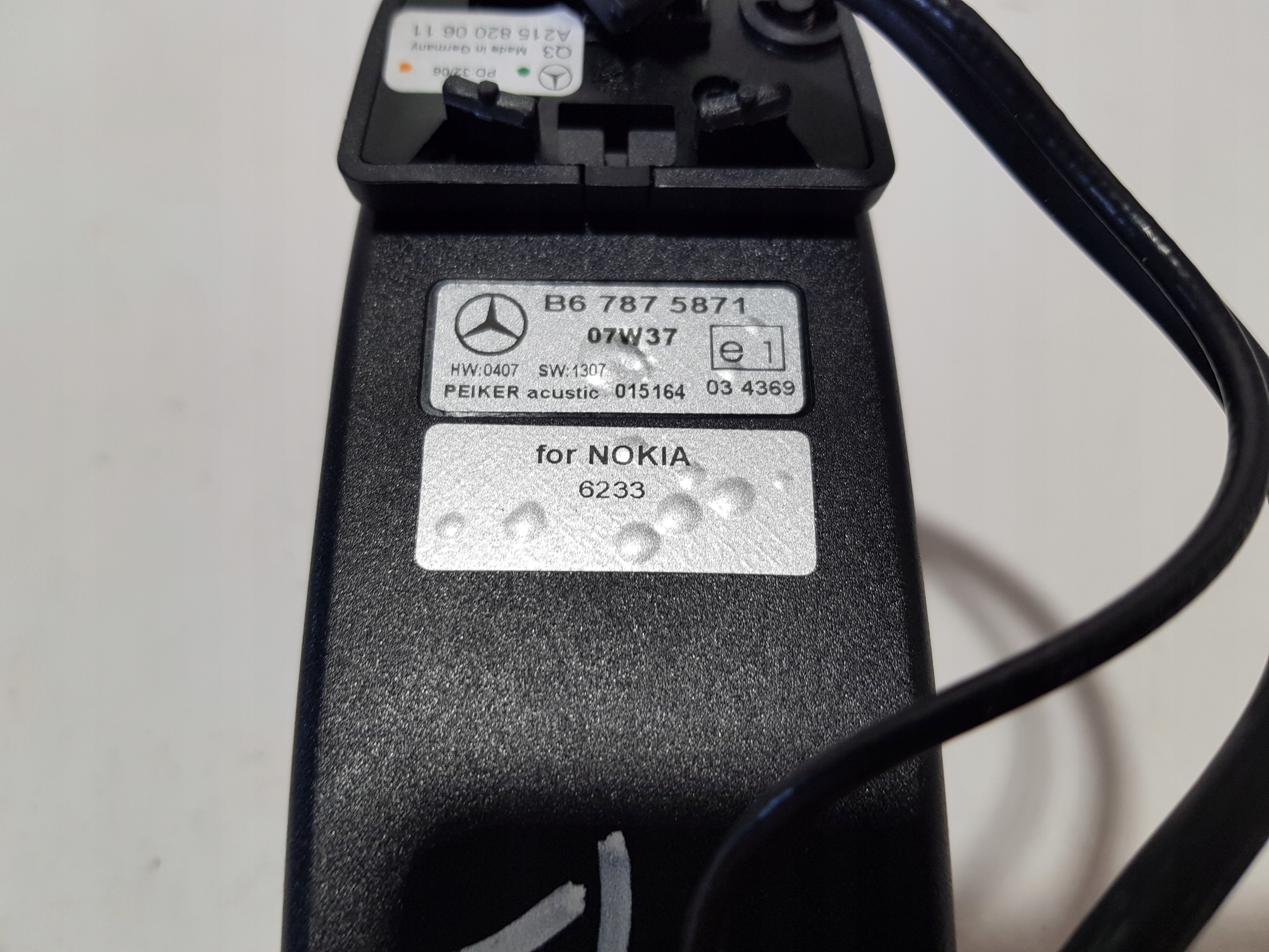 bracket for TELEFON NOKIA 6233 MERCEDES B67875871