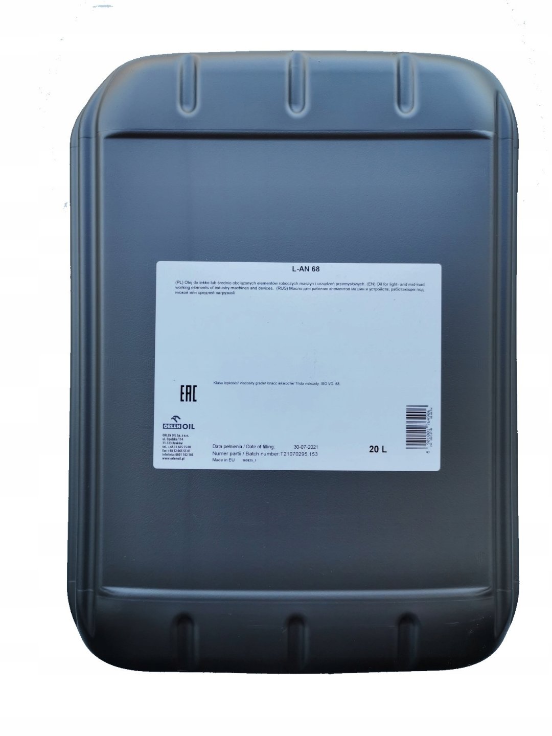 ORLEN OIL L-AN 68 20L.