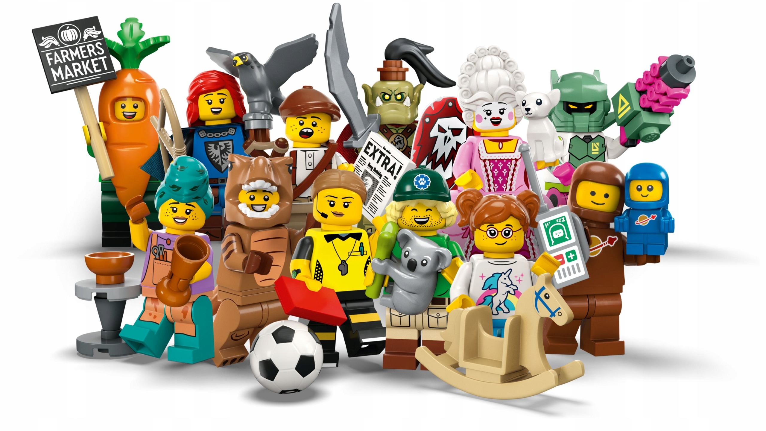 Minifigurki LEGO 71037 5 lat + seria 24 Marka LEGO
