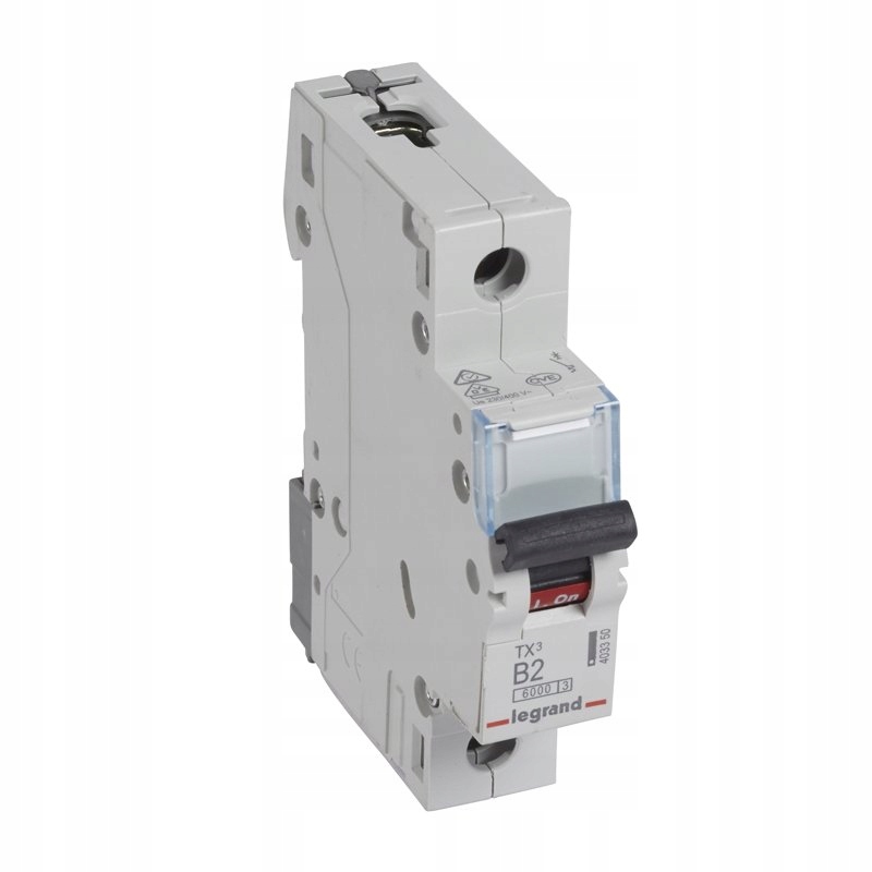 

Wyłącznik nadprądowy 1P B 2A Ac S301 TX3 403350