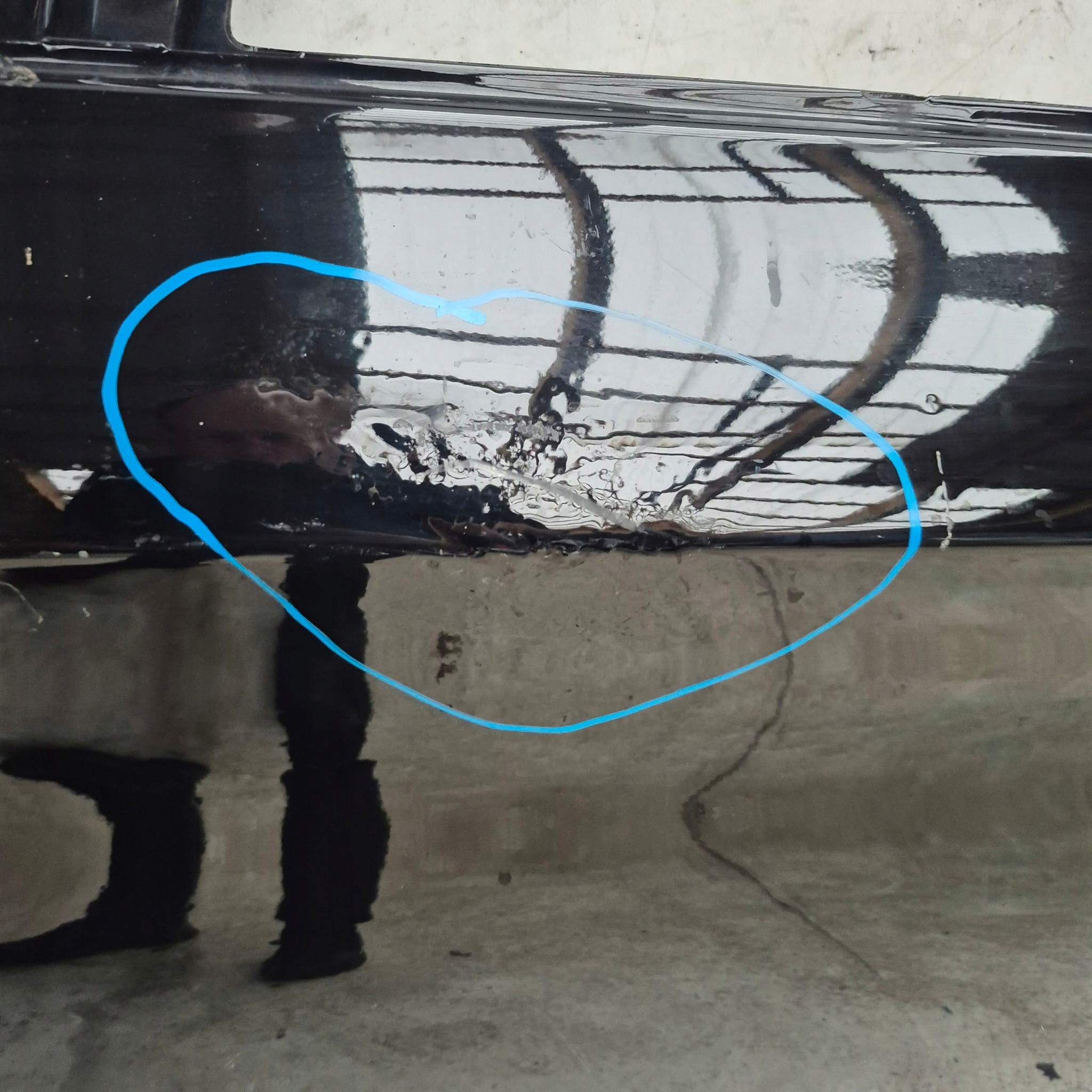 BMW 2 F46 14- door left rear part rear.
