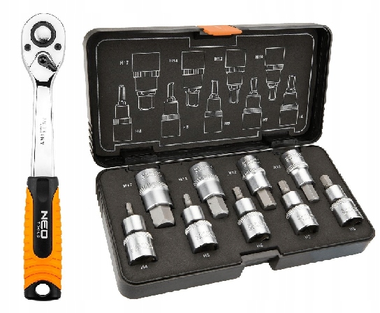 НАБІР ТРІСКАЧОК З НАКОНЕЧНИКАМИ 1/2 