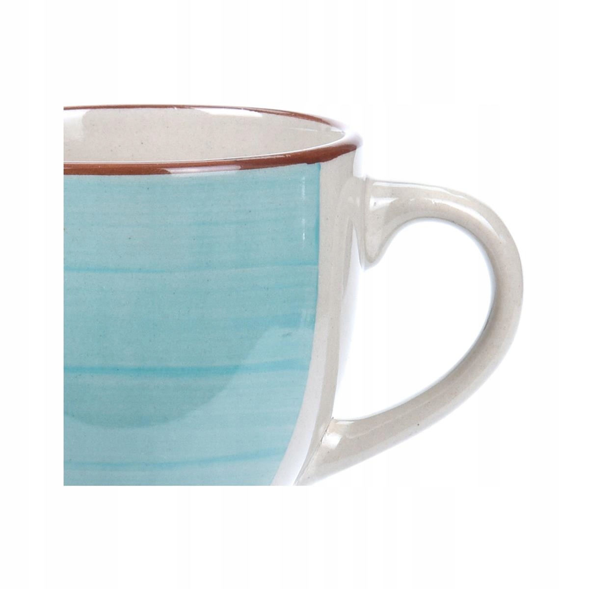 ZESTAW FILIŻANEK do KAWY ESPRESSO 6szt 90ml Ceramika kolorowe na Prezent Kolor wielokolorowy