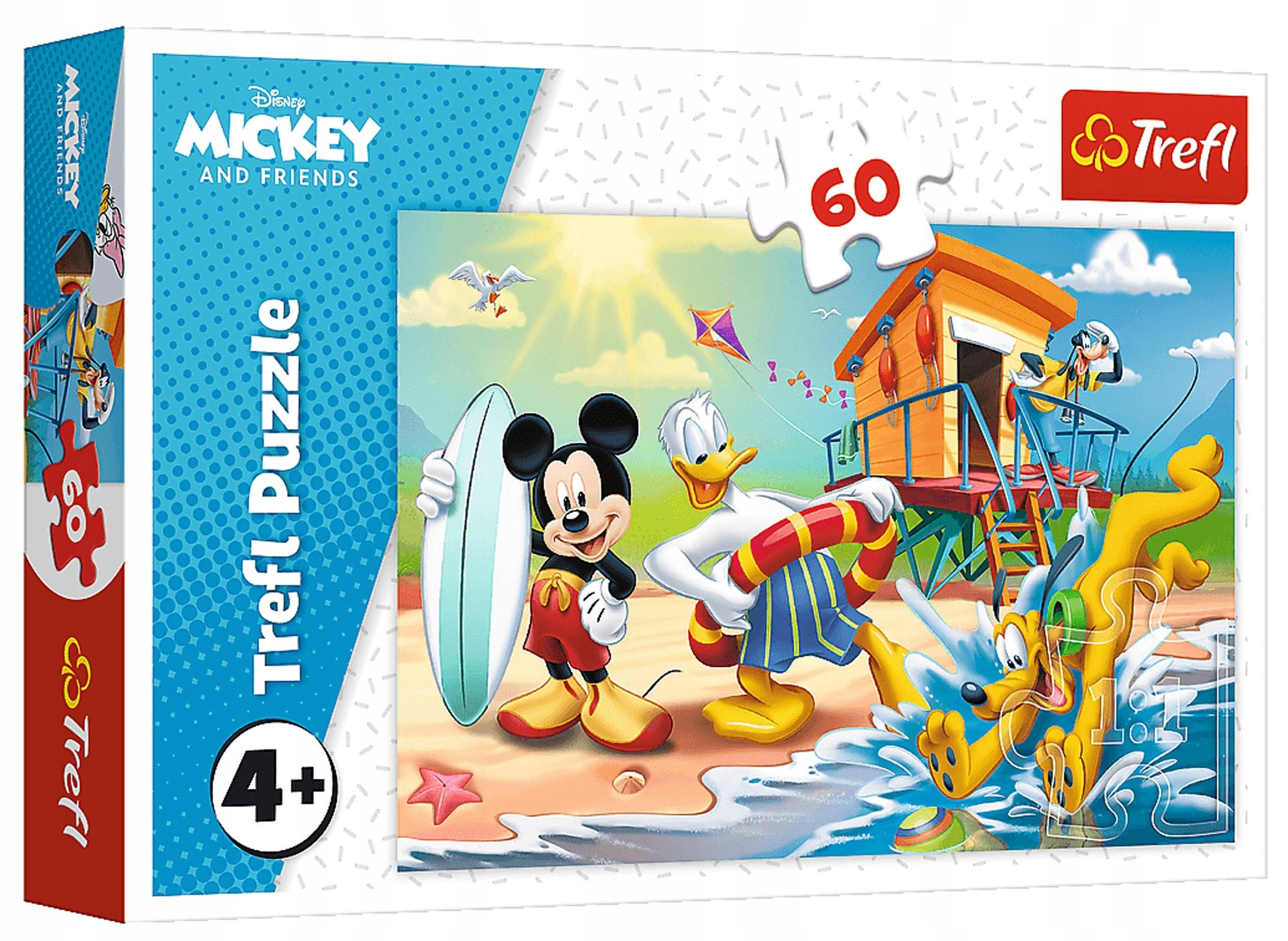 

Puzzle 60 Ciekawy Dzień Mikiego Myszka Miki Trefl