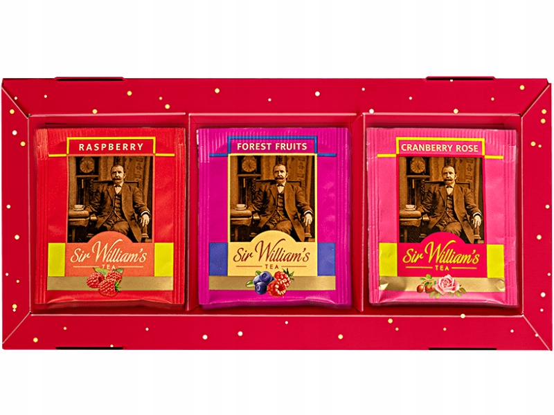 Levně Bonboniéra 15 Čajů Sir William's Tea Ovocné čaje