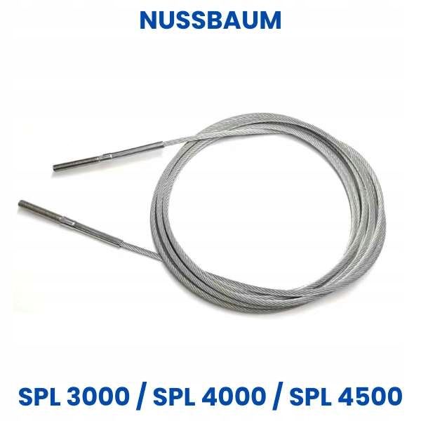 Náhradní Nussbaum: Ocelové zvedací lano Spl 3000, Spl 4000, Spl 4500