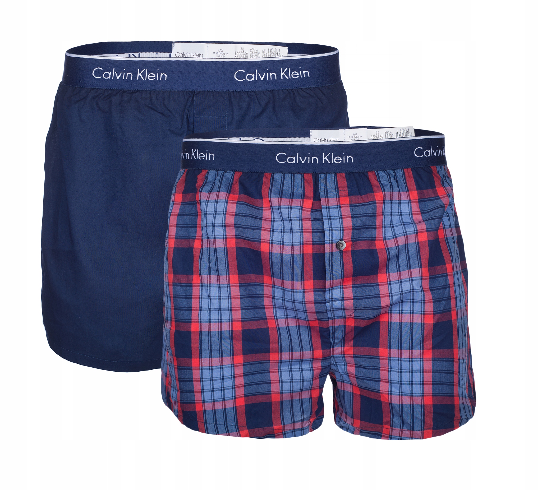 

Calvin Klein 2 Pack Slim Fit Bokserki Luźne Ghu L