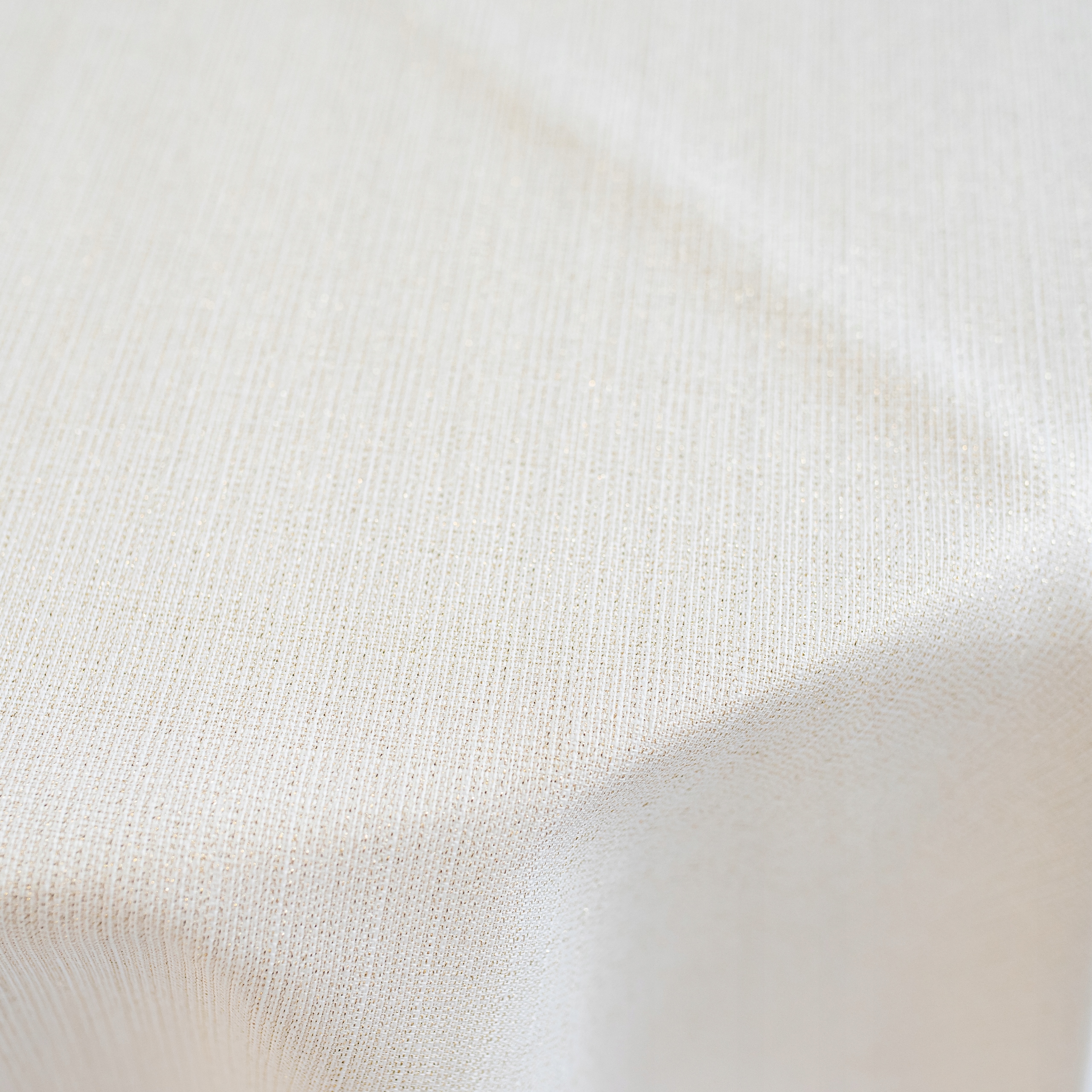 OBRUS OKRĄGŁY - PLAMOODPORNY - ECRU - GOLD - 120 Szerokość produktu 120 cm