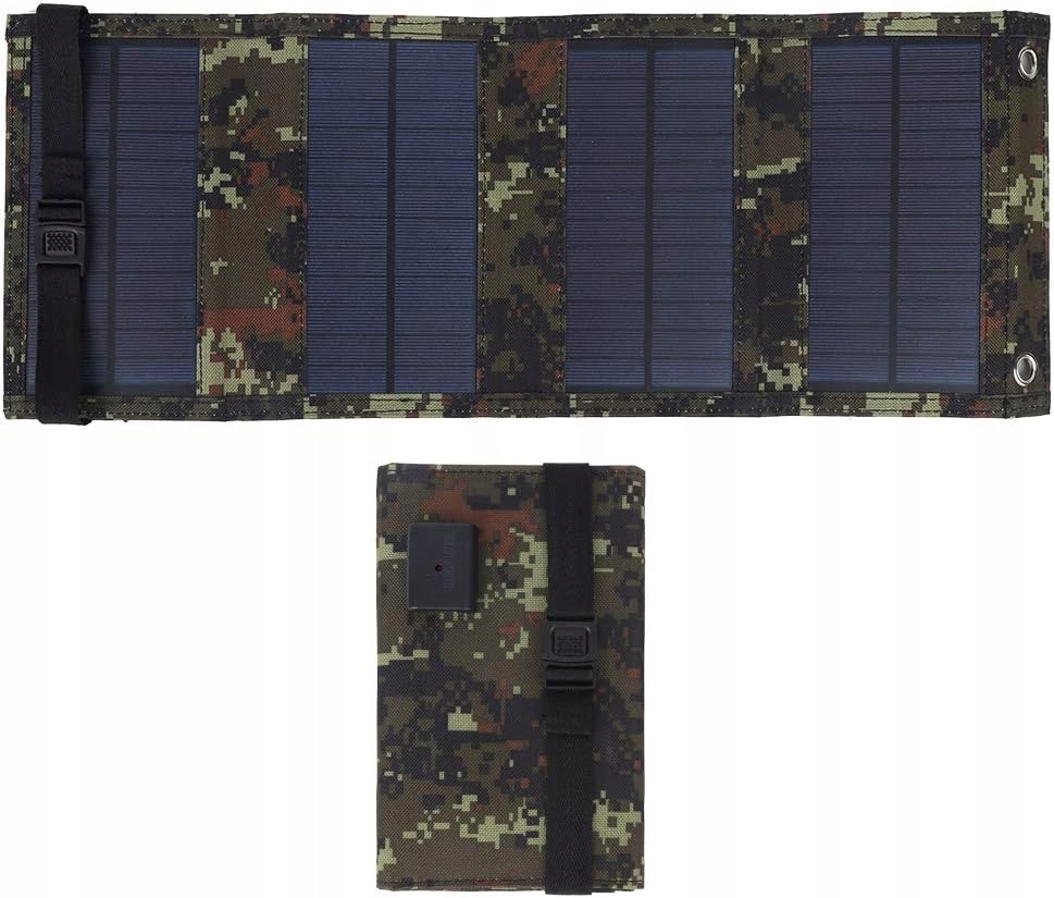 TURYSTYCZNA ŁADOWARKA SOLARNA PANEL SŁONECZNY 10W 5,5V USB