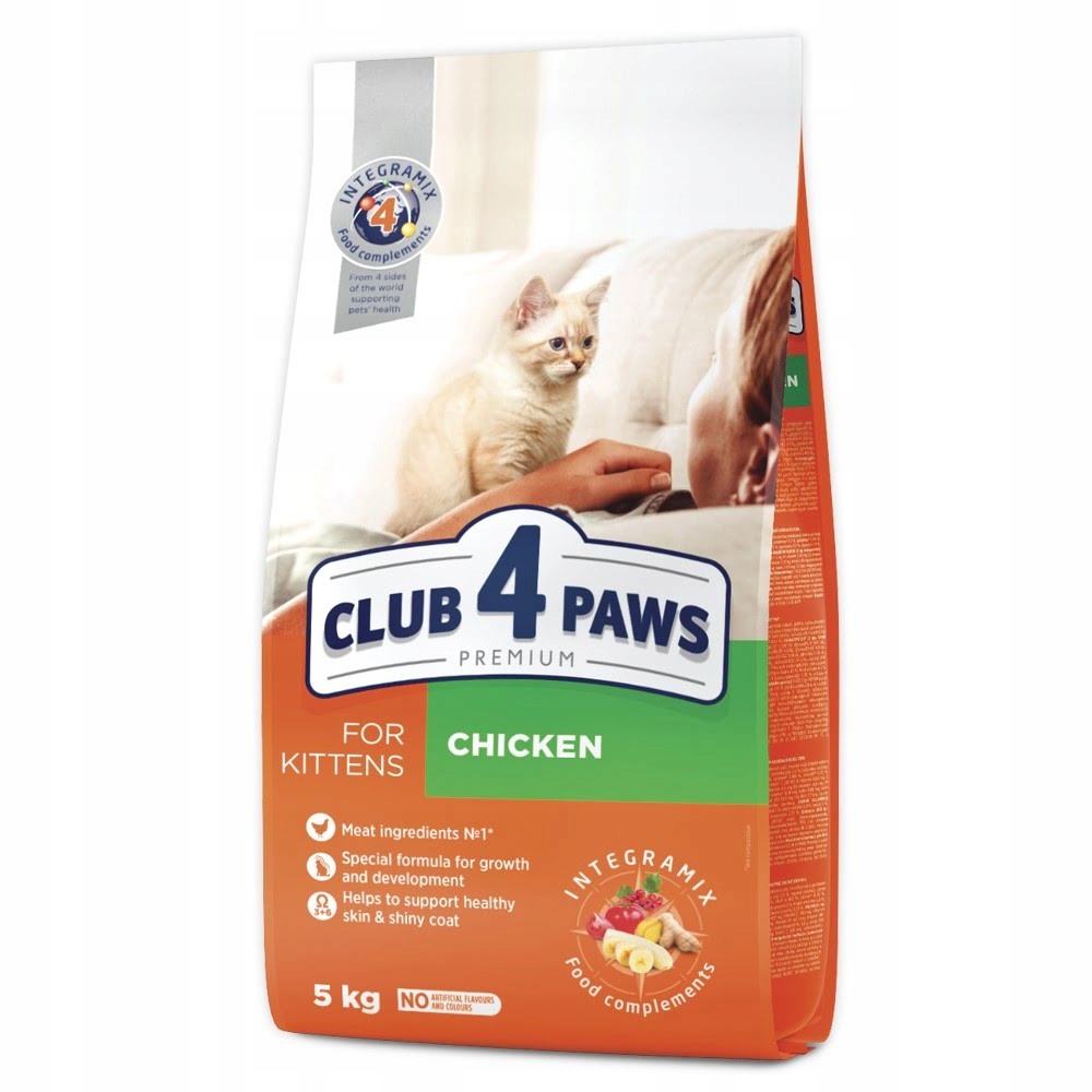 Levně Club 4 Paws Premium suché krmivo pro koťata kuře 5 kg