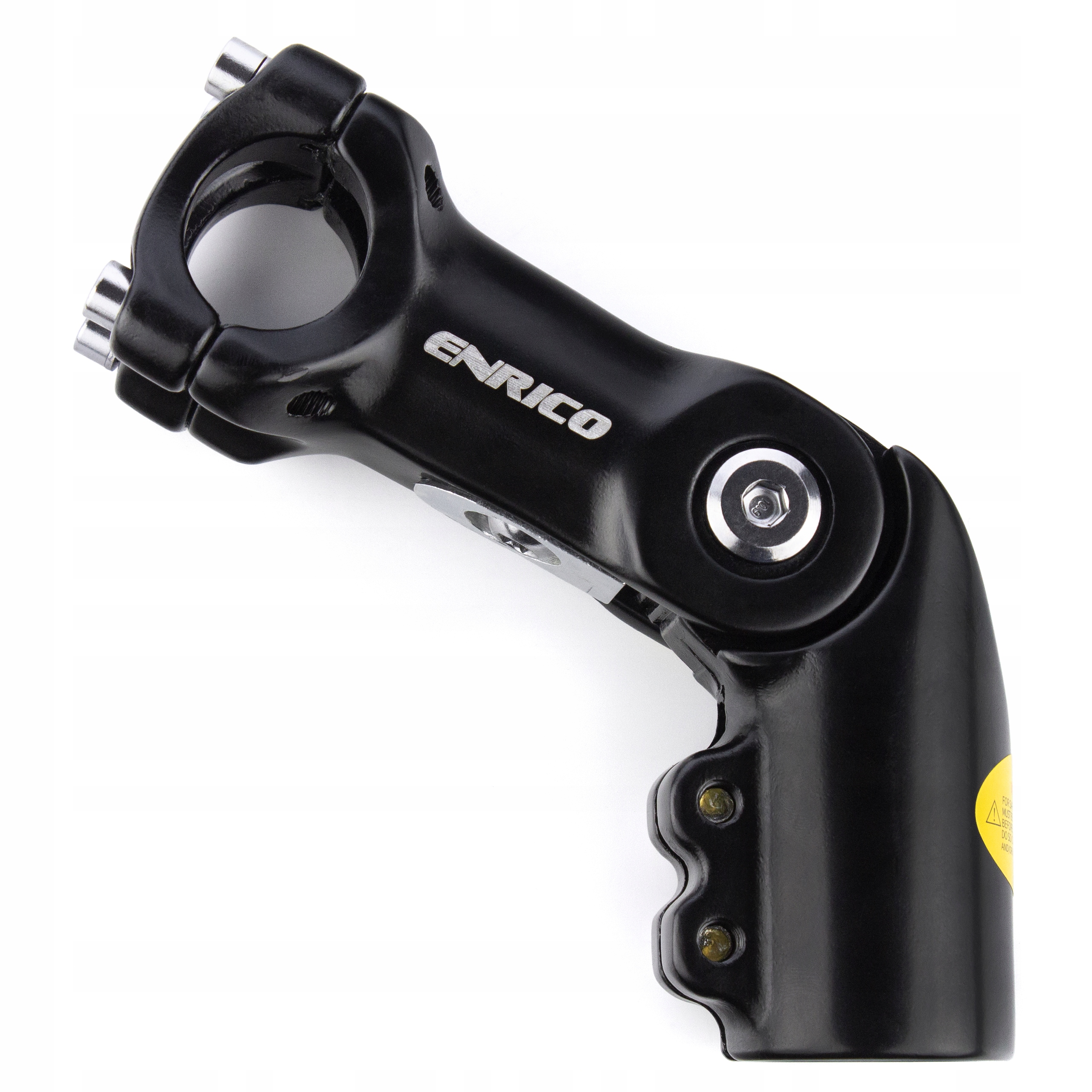 Rowerowy wspornik kierownicy mostek Ahead regulowany 0-50 st. 25,4mm czarny