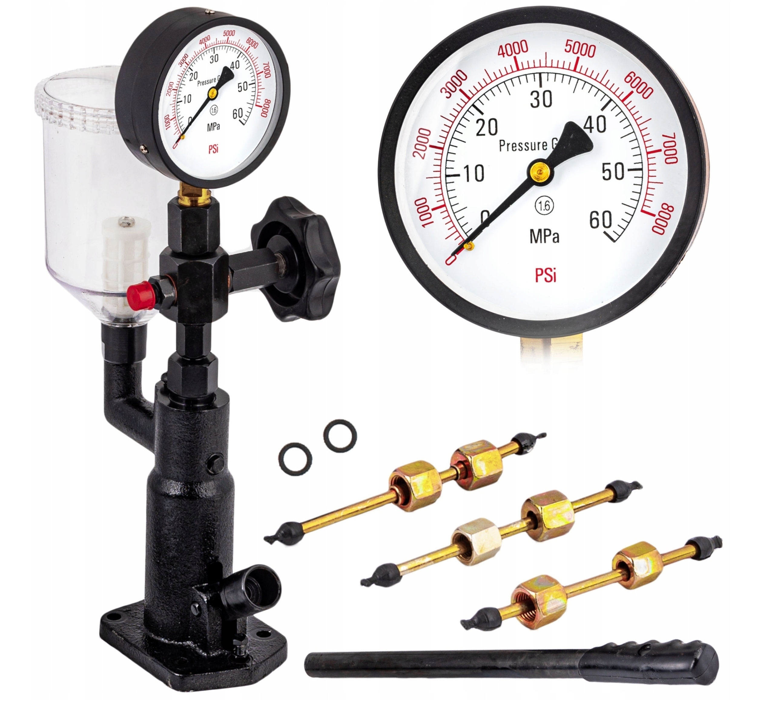 Próbnik Wtryskiwaczy 600 Bar Diesel Adapter Tester Ciśnienia Wtryskiwaczy
