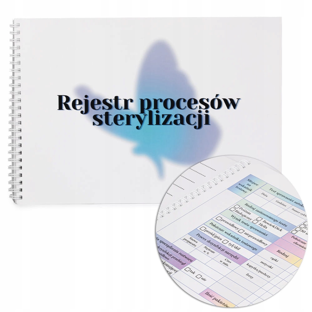 Praktyczna Książka Procedur Rejestr Procesów Sterylizacji 244 Strony