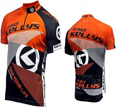Koszulka Kellys Pro Race krótki rękaw orange L 016