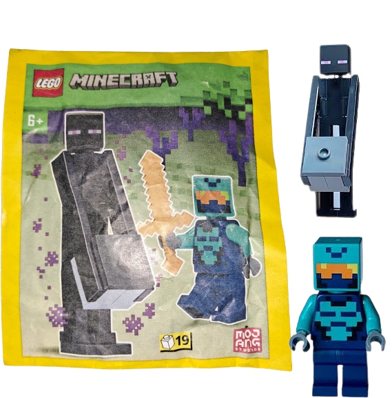 Lego Minecraft Nether Hero, Enderman 662305 min151 Figurki min152 Saszetka