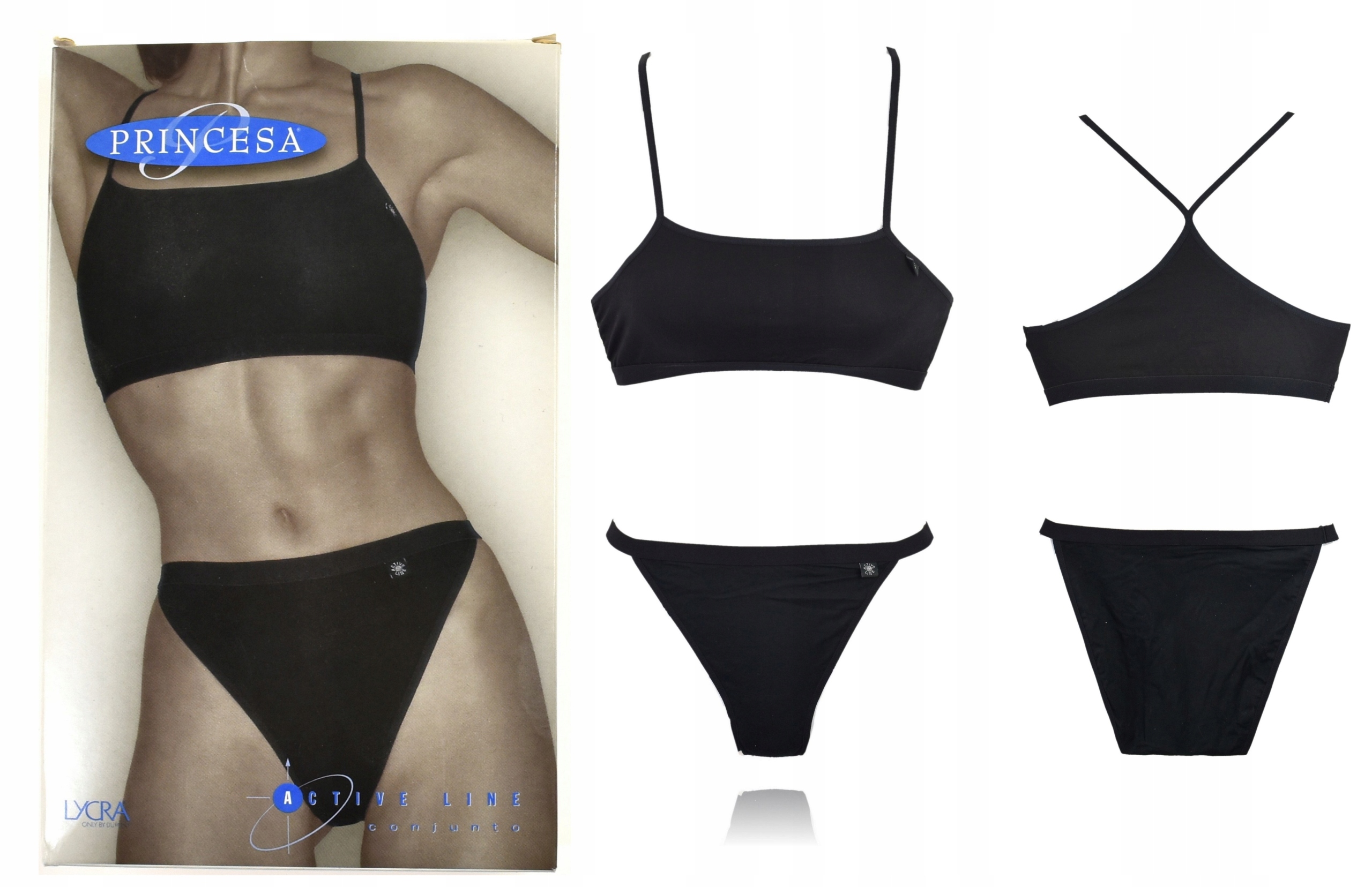 

Princesa komplet biustonosz top 75B figi (M)L