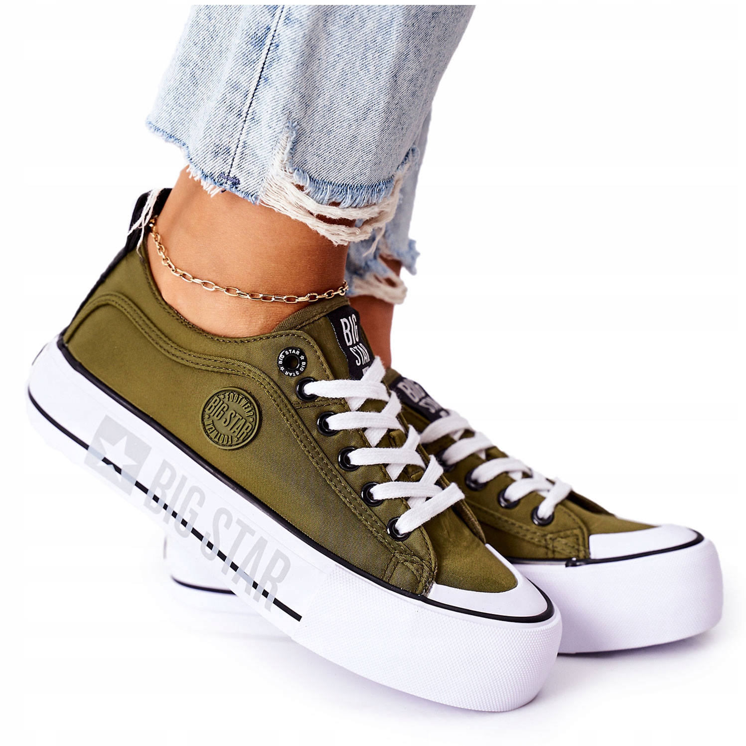 

Trampki Big Star Platforma II274024 Khaki 38