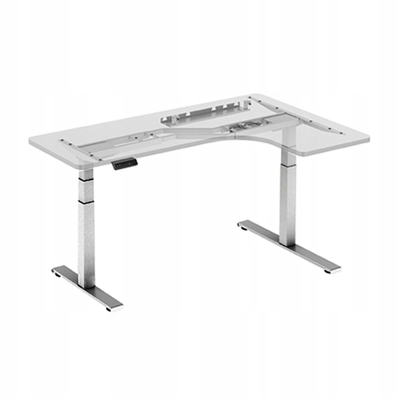 Elektryczny stelaż biurkowy Spacetronik SPE-243LG narożne, narożnikowe