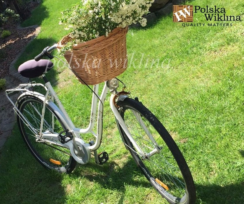 KOSZ KOSZYK WIKLINOWY NA ROWER KIEROWNICĘ natural Kod producenta ROW-008