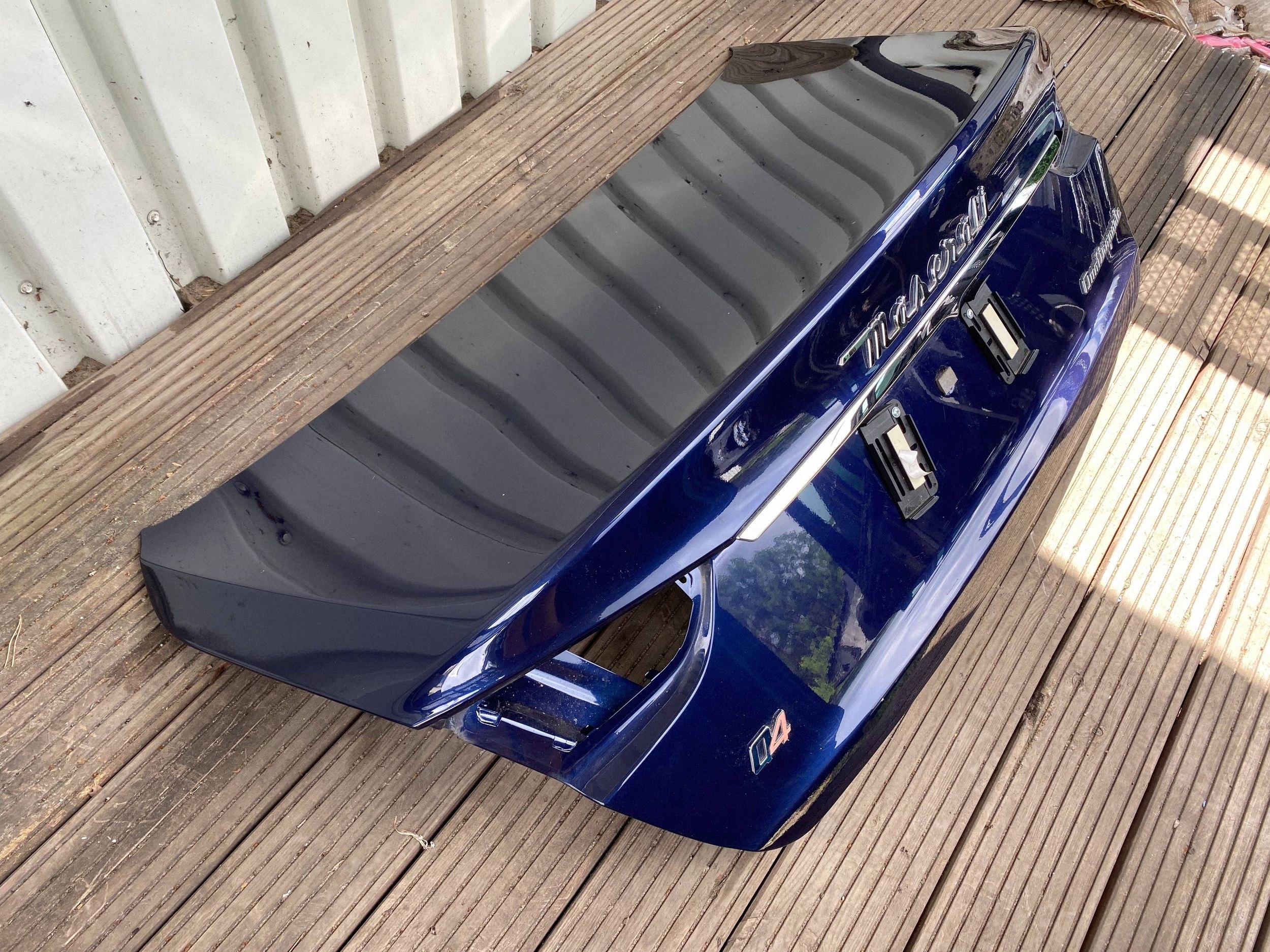 MASERATI QUATTROPORTE VI complete trunk door boot KAMERA CHROM