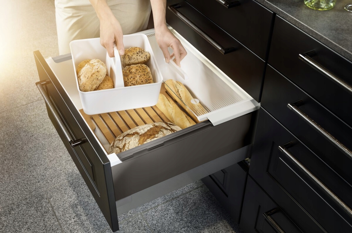 Nowoczesna Szuflada Hailo Na Artykuły Spożywcze Pantry Box 600 MM Biała