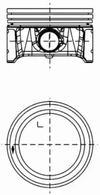KOLBENSCHMIDT TŁOK 99913600 Producent części Kolbenschmidt
