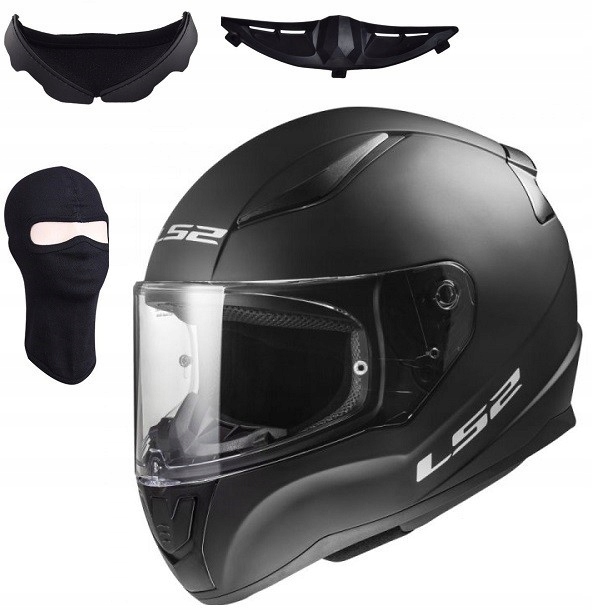 Integrálna motocyklová prilba LS2 FF353 Rapid II Solid čierna matt Xs Zadarmo!