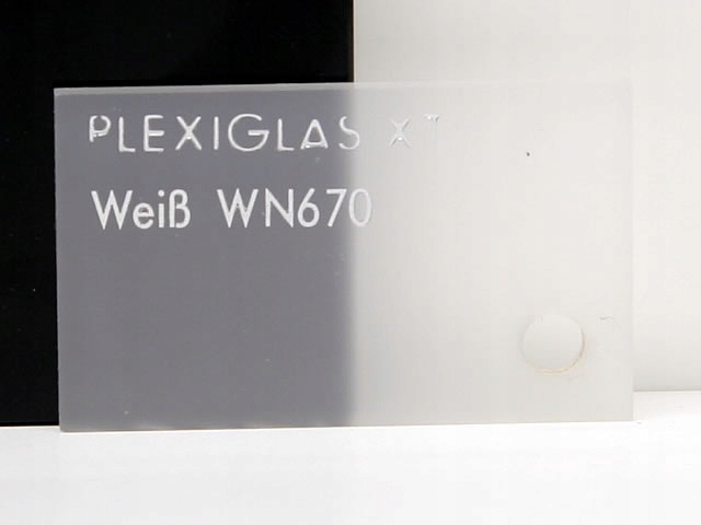Plexa Plexi Pleksa szroniona sanitarna 2mm 50X100cm do fotografii produktu Szerokość produktu 50 cm