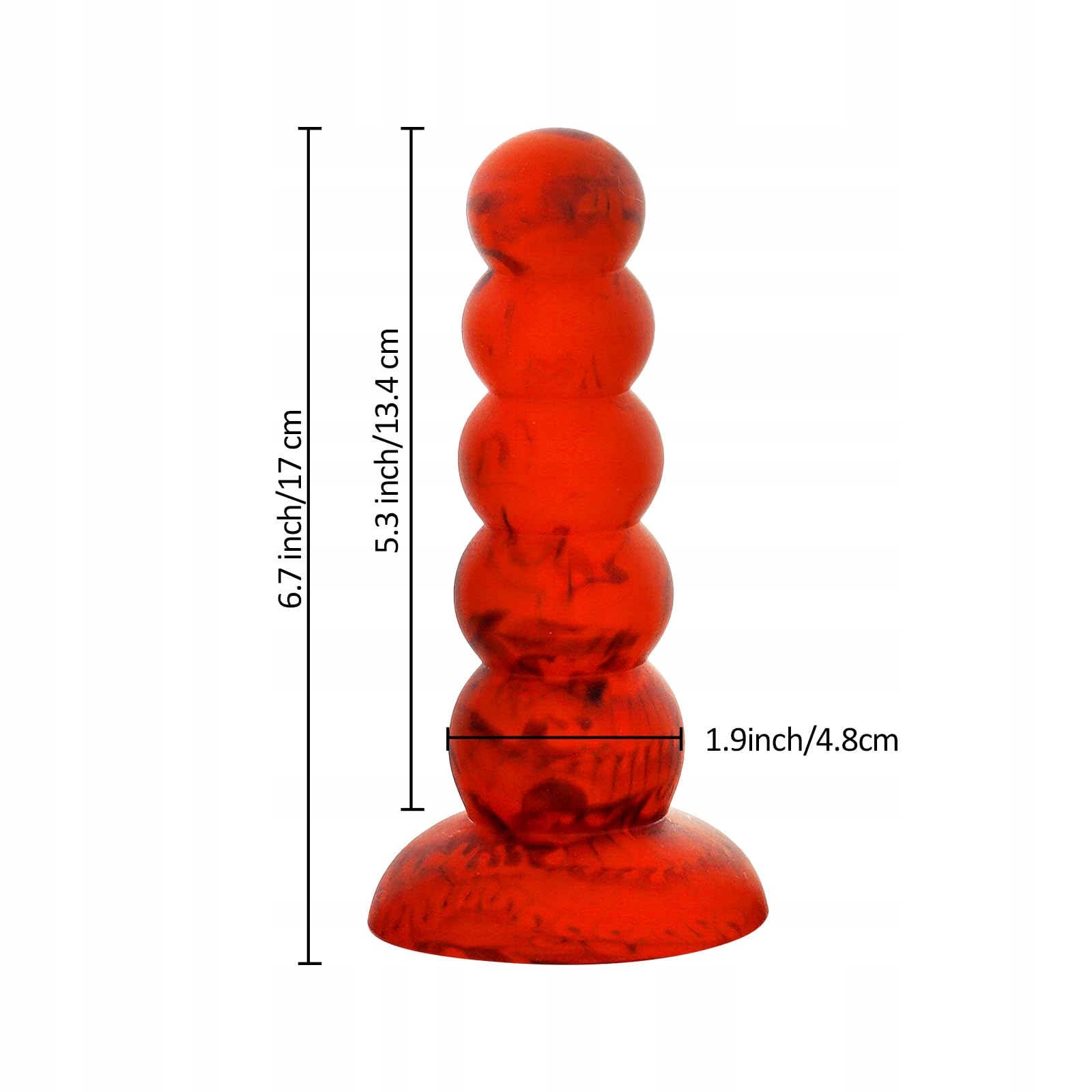 LIQUID SILIKON Dildo Analny 17cm Dla Mężczyzn i Kobiet — miniatura 4