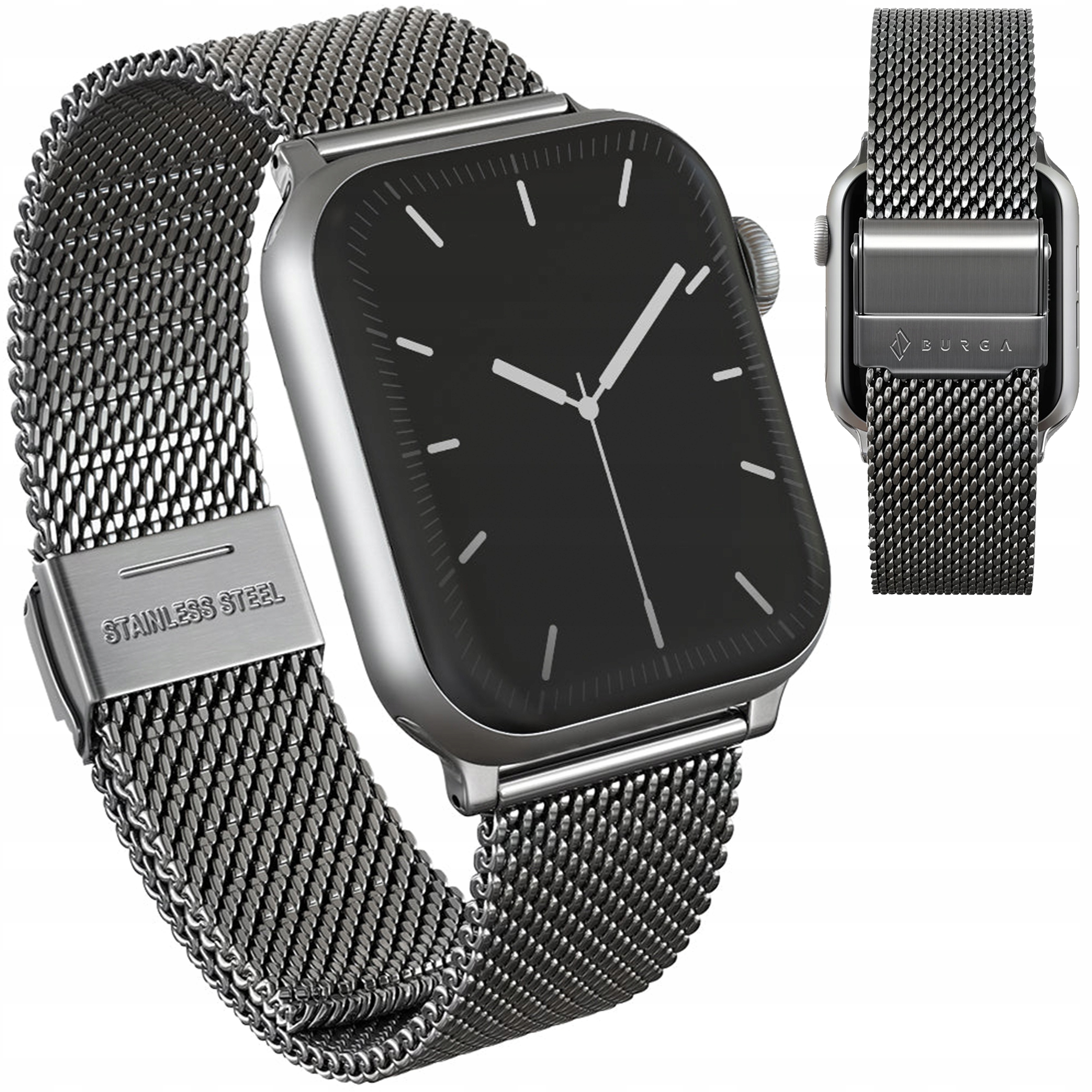 Burga Mesh Elegance Band Náramok pre Apple Watch 49 46 45 44 mm