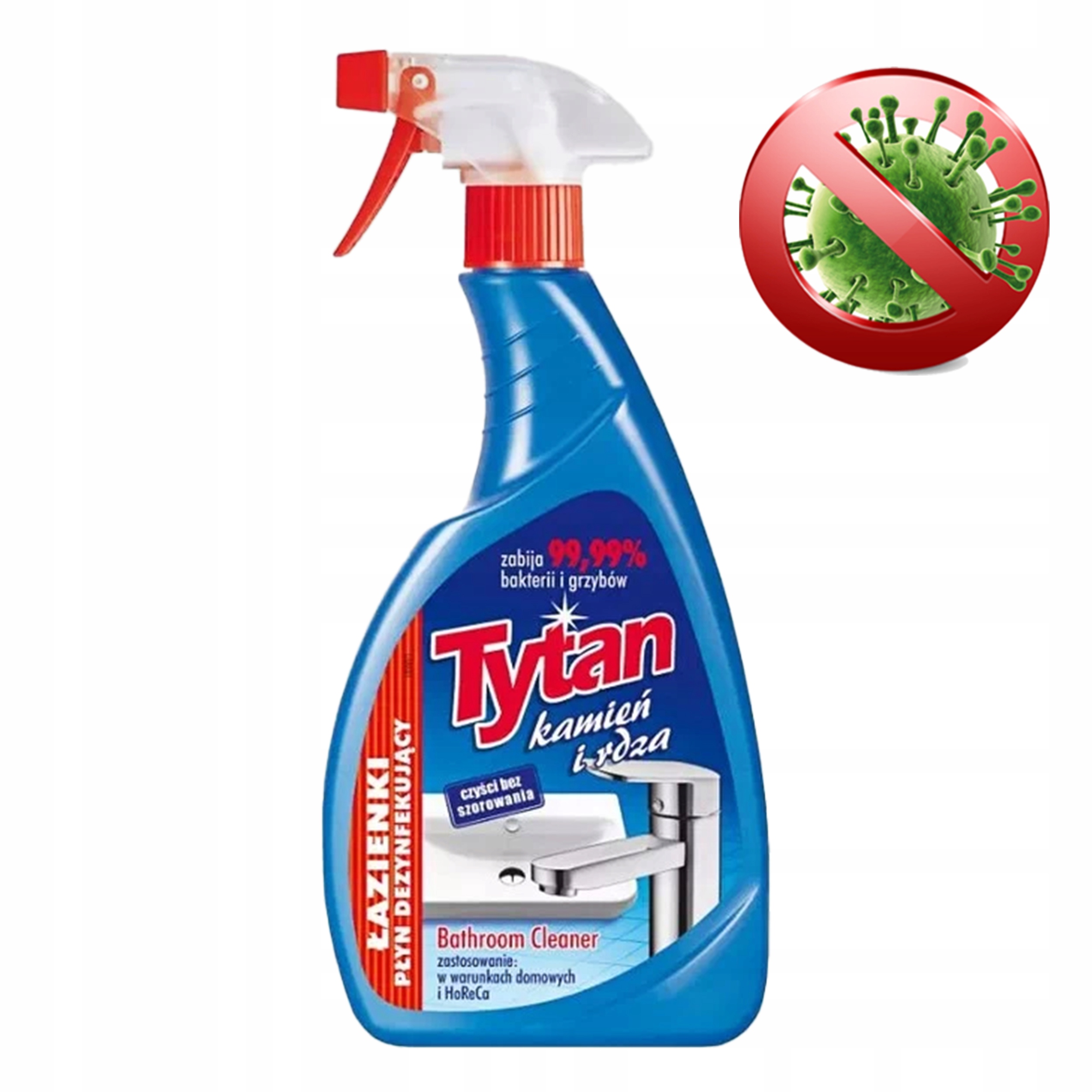 TYTAN KAMIEŃ I RDZA 500ml SPRAY DO CZYSZCZENIA ŁAZIENKI Cechy dodatkowe brak