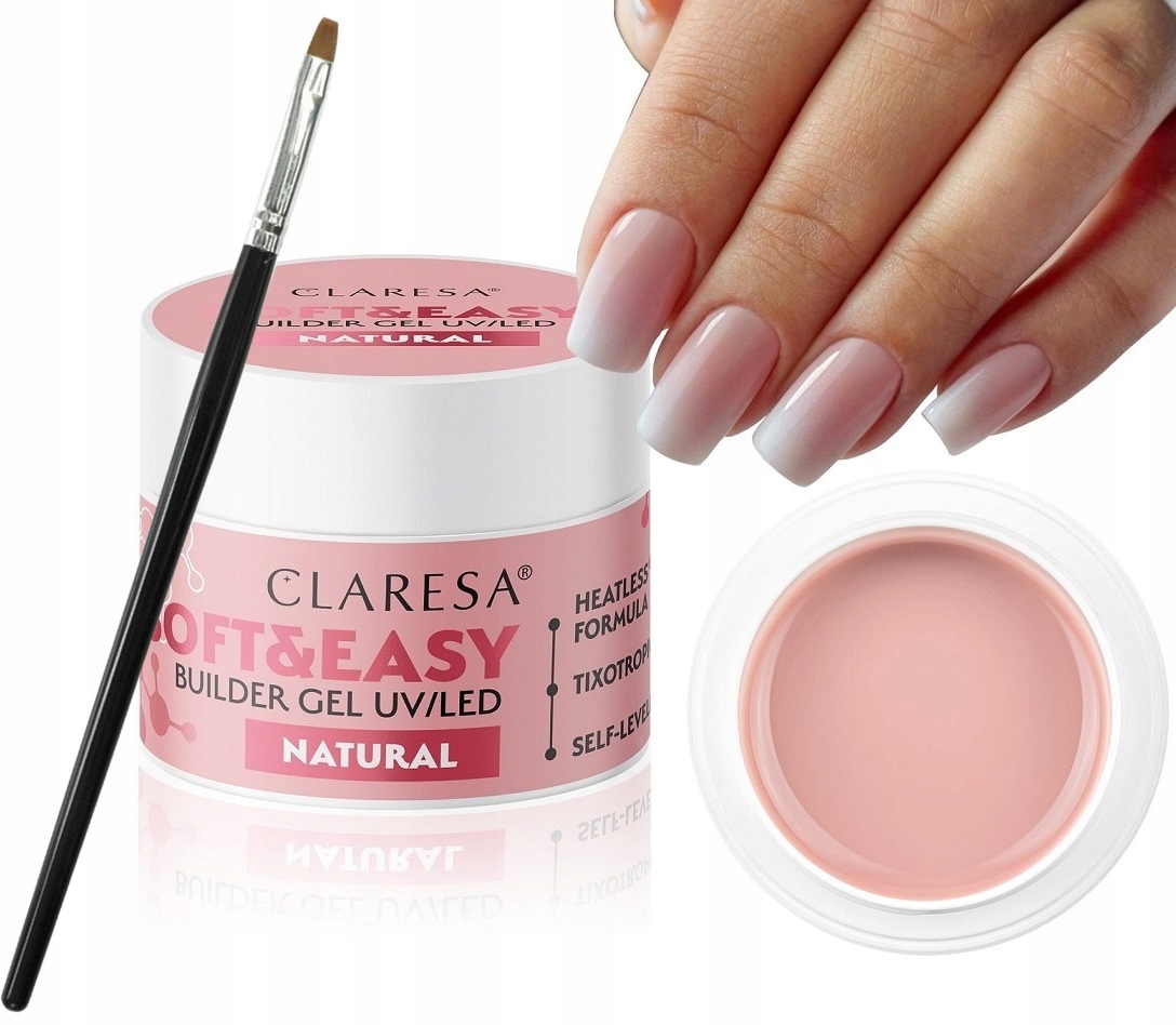 

Claresa Soft&easy Budujący Żel Natural 12G