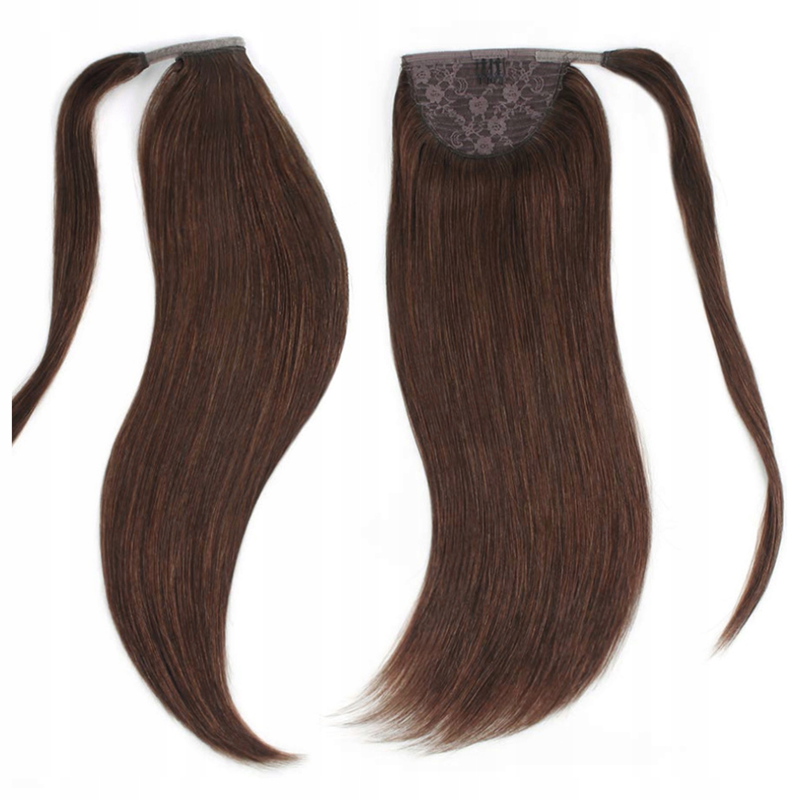 Doczepiany Kucyk 40 cm Kitka dopinka Treska doczepiane Naturalne włosy 70g