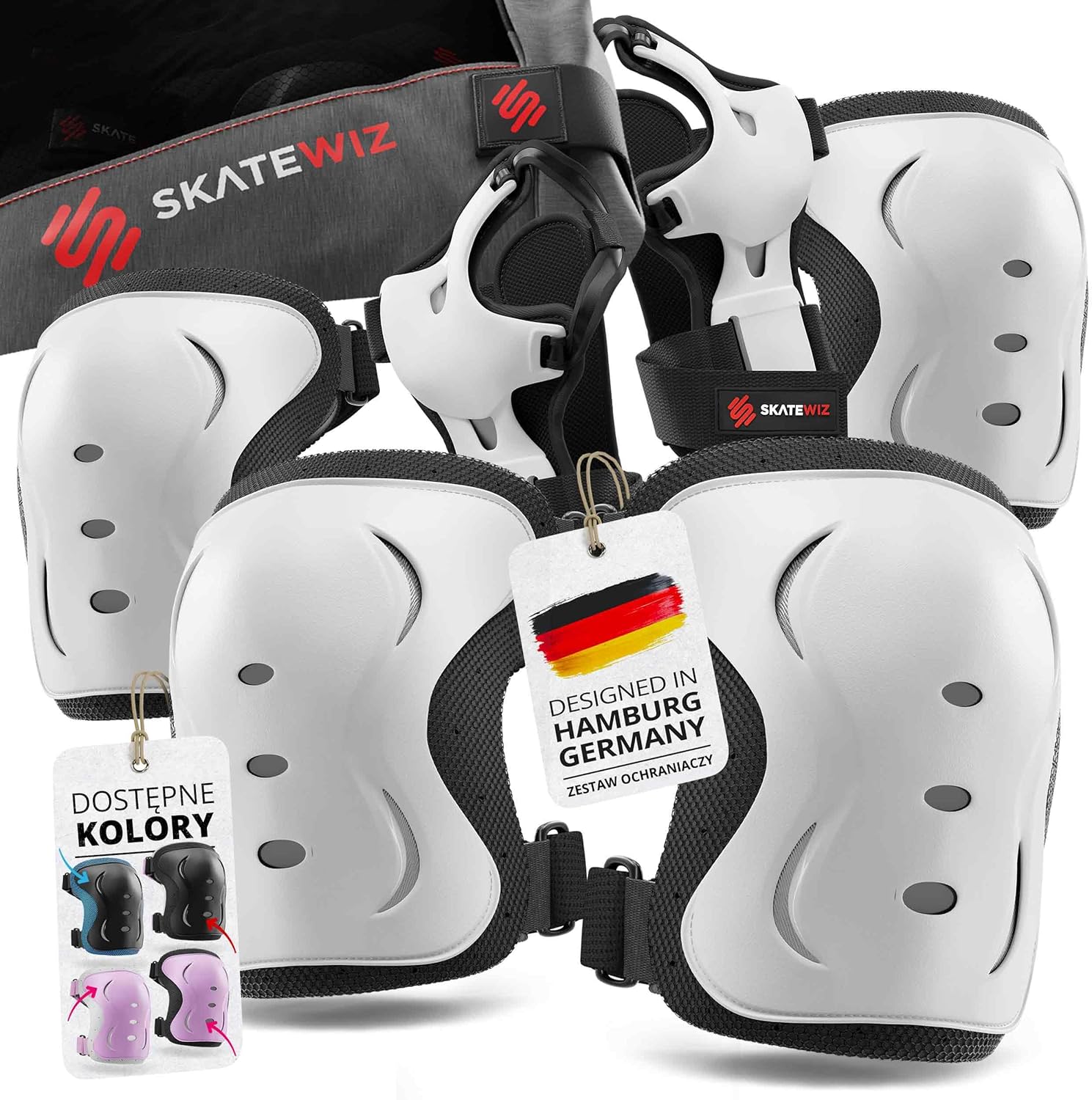 Sportovní Chrániče Sada 6V1 Kolena Lokty Zápěstí