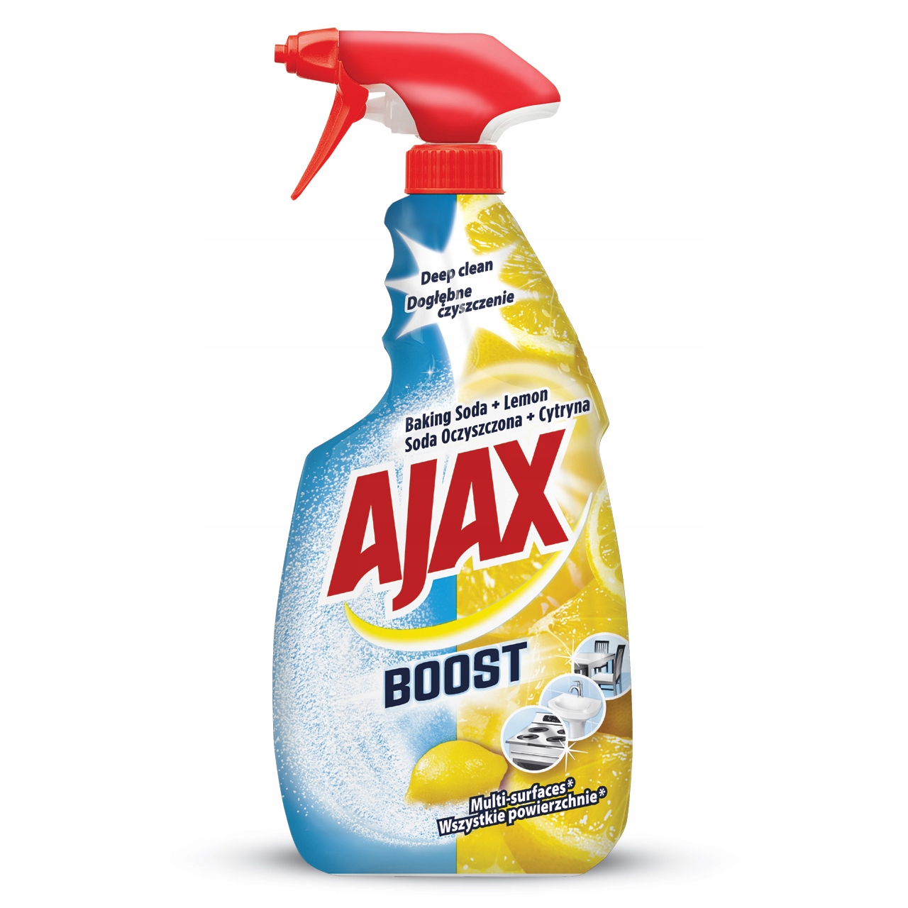 

Ajax Boost Soda & lemon spray czyszczący 500 ml