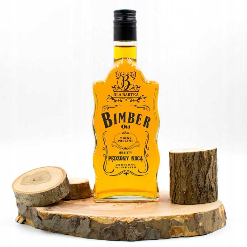 

Karafka falista Old Bimber z Imieniem