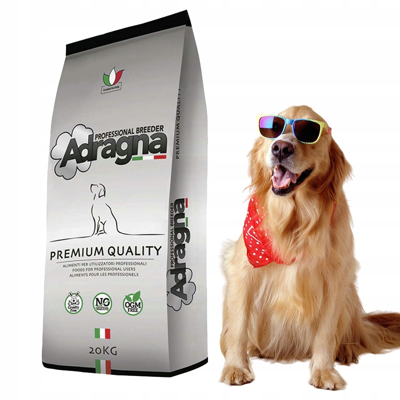 Adragna Breeder Daily Karma dla Psa 20kg Ryba Dla Dorosłych Psów Premium