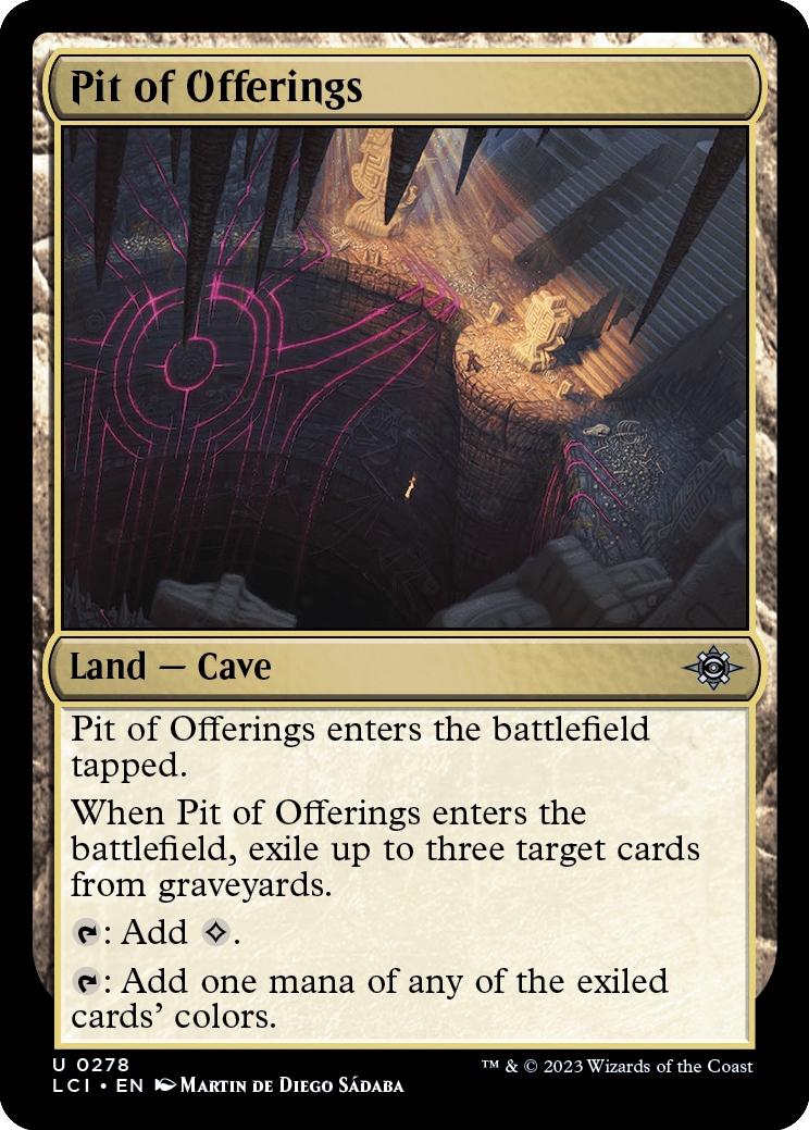 MTG 2x Pit of Offerings (U)
